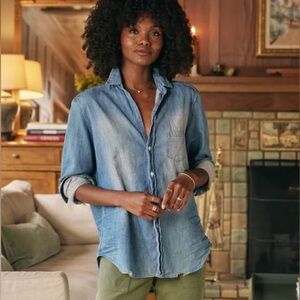 Frank & Eileen Blue Button Down Shirt